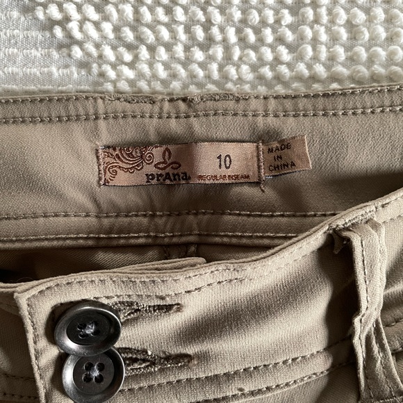 Prana Halle Hiking Convertible Pant in Tan (Regular Inseam) - Picture 5 of 9